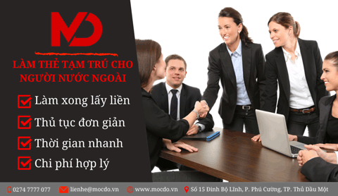 Dịch vụ làm thẻ tạm trú cho người nước ngoài tại Binh Dương